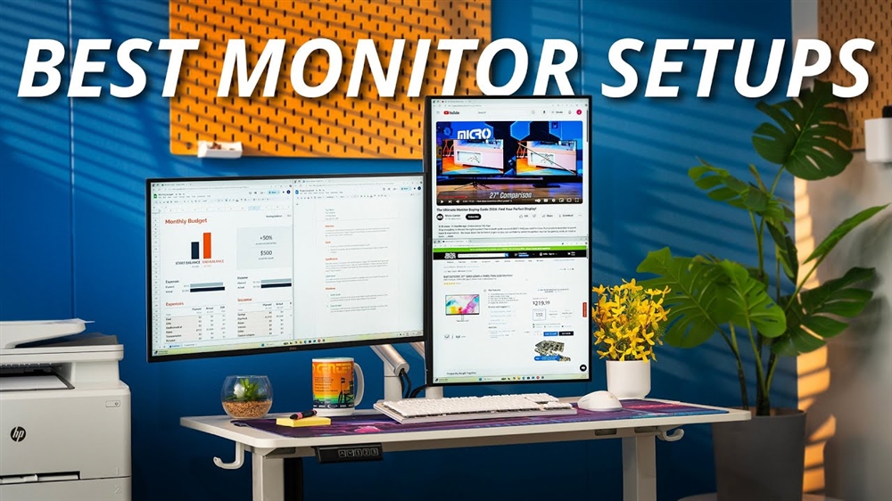 image about - watch: computer monitor mount setups explained - micro center